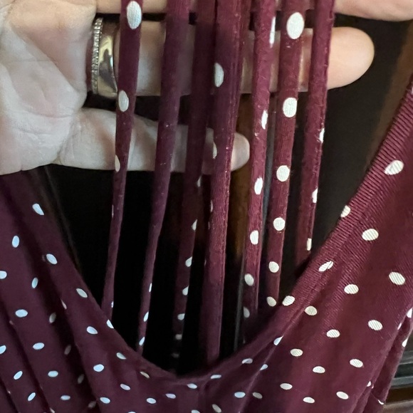 American Eagle Polka Dot Halter Dress - Picture 3 of 5